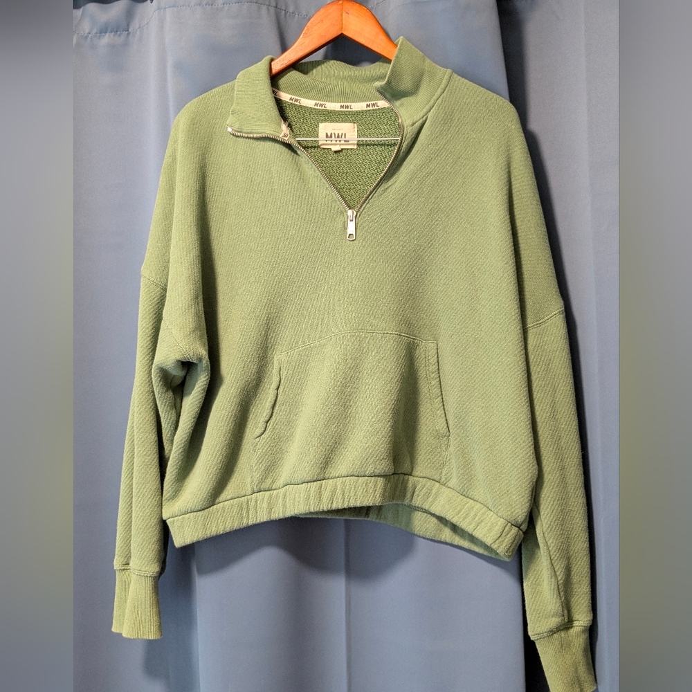 Madewell cropped sweatshirt